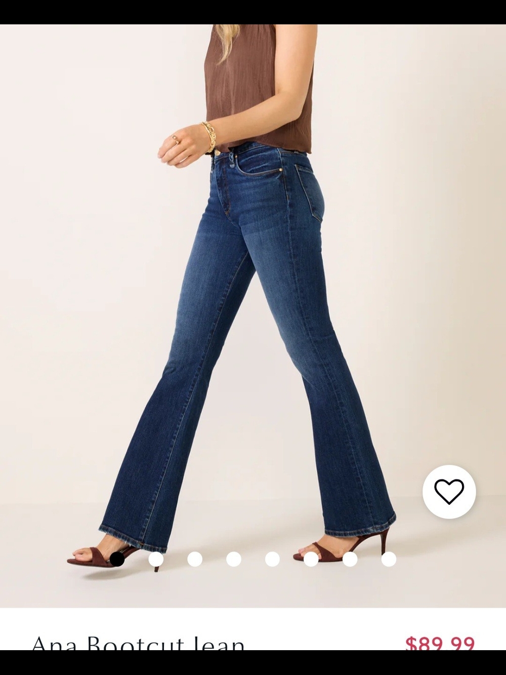 a.n.a Dark Blue Bootcut Jeans